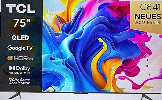 TCL C641 QLED 4K UHD Fernseher 75 Zoll (189cm), 120 Hz Gaming, HDR10+, Dolby Vis