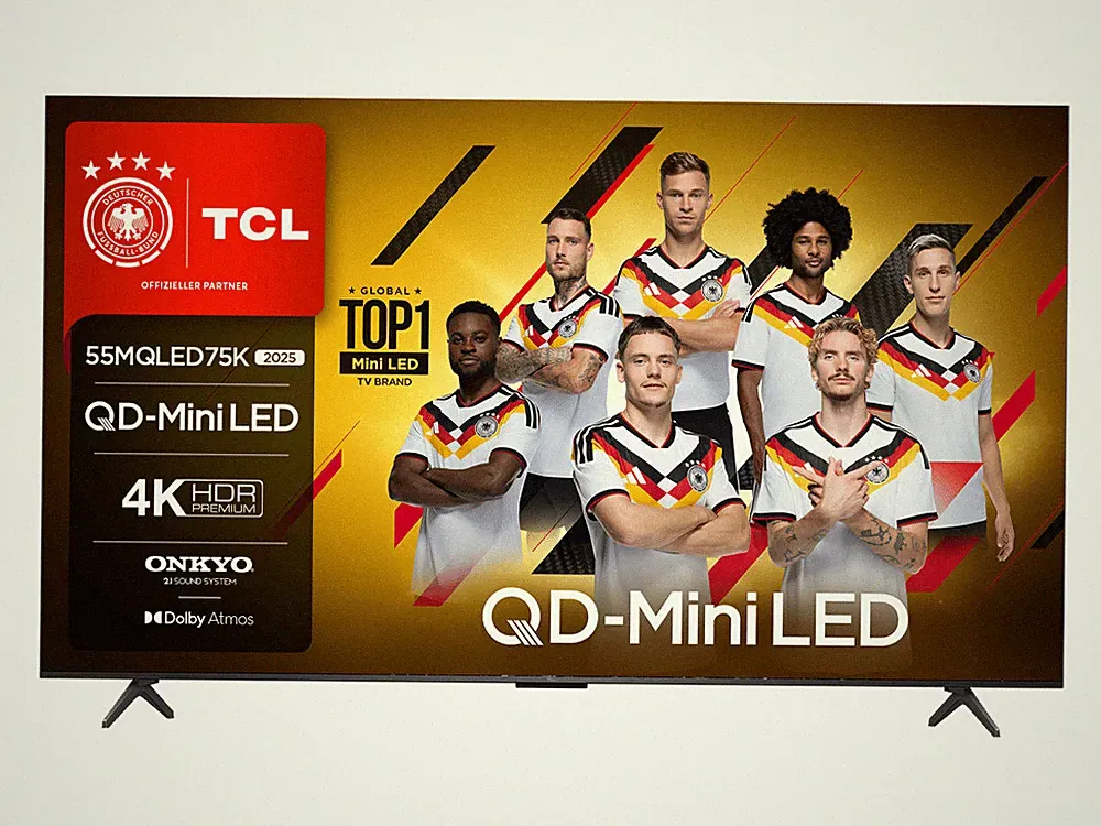 TCL Fernseher 55MQLED75K 55 Zoll 4K Ultra HD QLED Mini LED TV #1907035