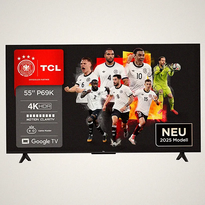 TCL Fernseher 55P69K 55 Zoll 4K Ultra HD LED TV