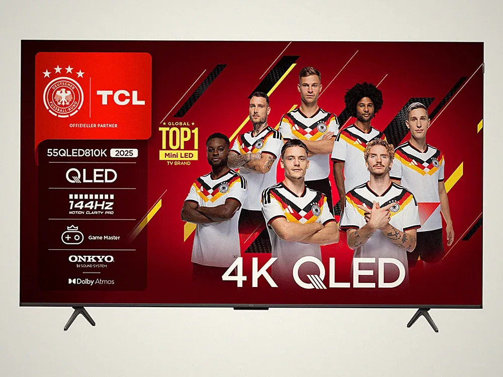 TCL Fernseher 55QLED810K 55 Zoll 4K Ultra HD QLED TV #2268081