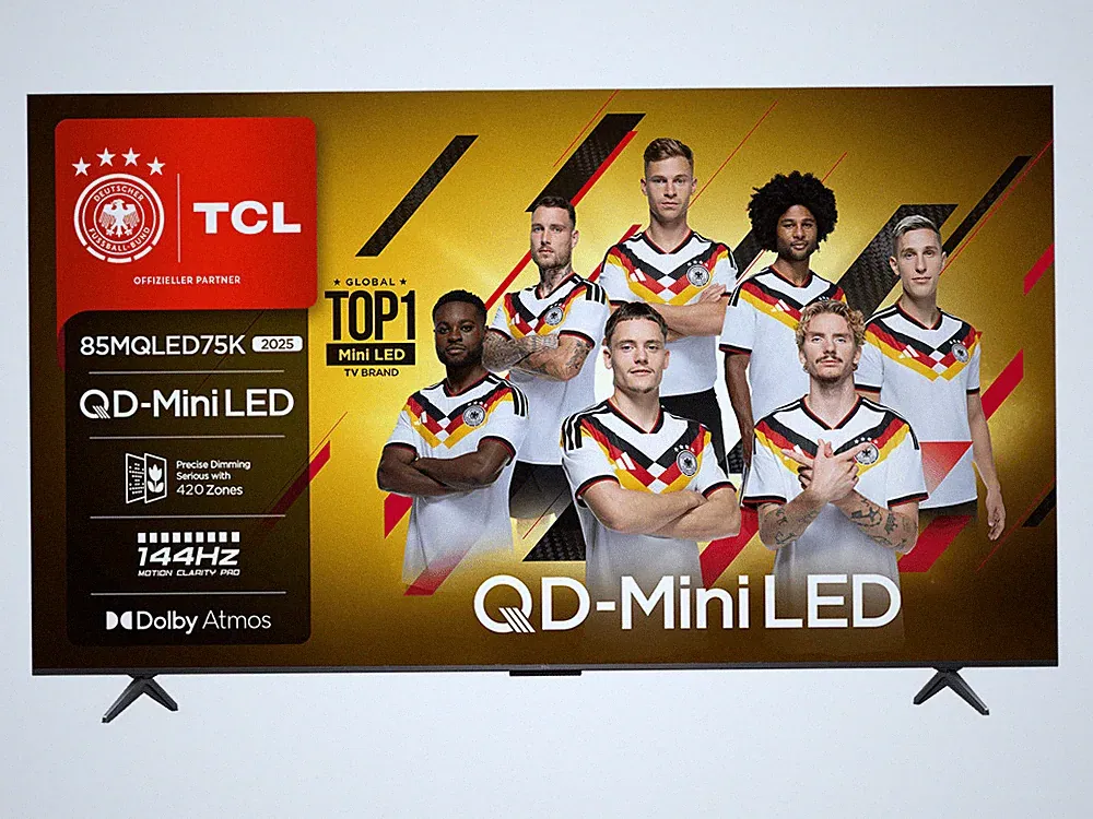 TCL Fernseher 85MQLED75K 85 Zoll 4K Ultra HD QD-Mini LED TV #1907438