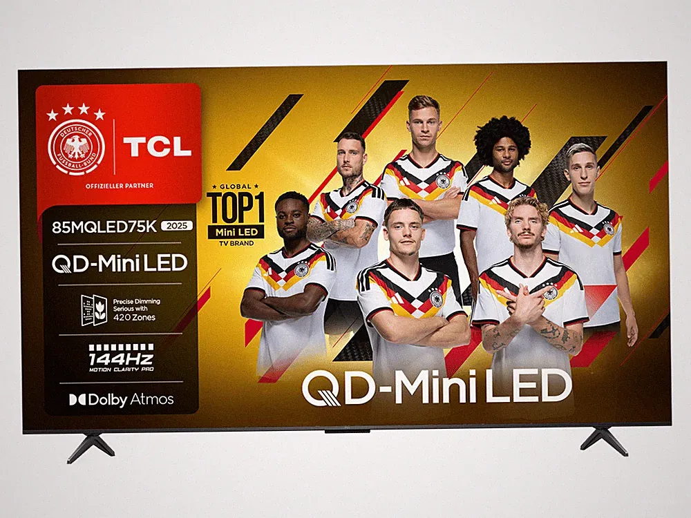 TCL Fernseher 85MQLED75K 85 Zoll 4K Ultra HD QD-Mini LED TV #32103156