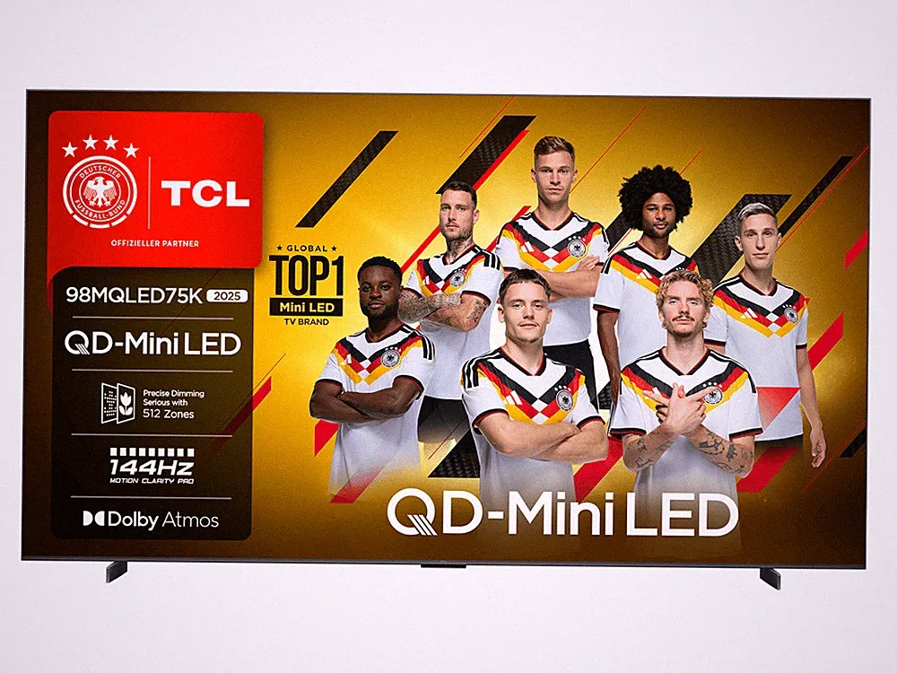 TCL Fernseher 98MQLED75K 98 Zoll 4K Ultra HD QLED Mini LED TV #15090077