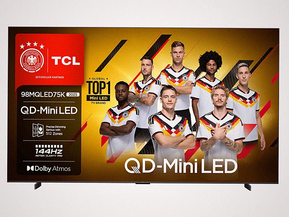 TCL Fernseher 98MQLED75K 98 Zoll 4K Ultra HD QLED Mini LED TV #31992607