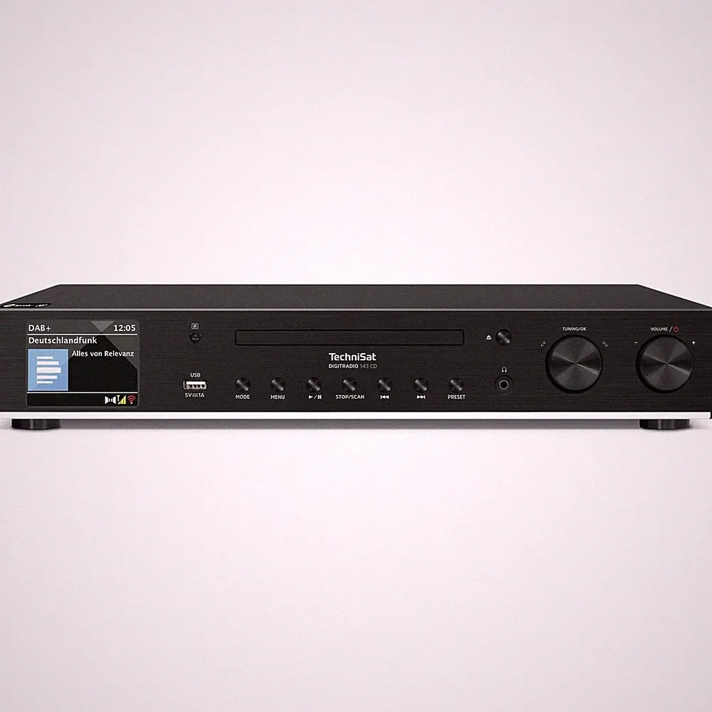 TechniSat DIGITRADIO 143 CD Radio-Adapter DAB, DAB+, Internet, UKW AUX, Bluet...