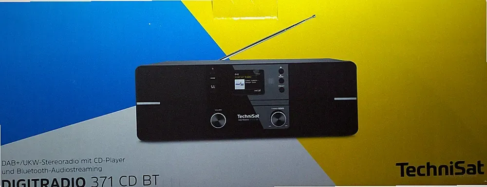TechniSat DIGITRADIO 371 CD BT - Stereo Digitalradio schwarz OVP