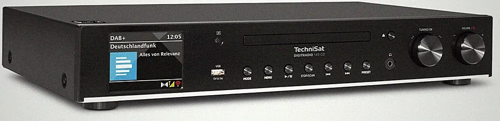 TechniSat Hifi-Tuner DigitRadio 143 Schwarz 0000-3989
