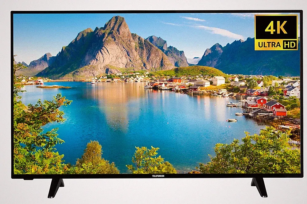 Telefunken D50U550X1CW 50 Zoll Fernseher 4K UHD Smart TV HDR Dolby Vision 2.Wahl