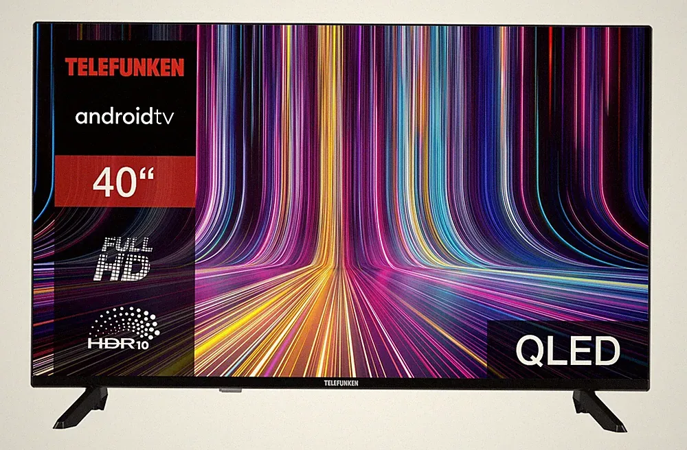 Telefunken QF40AO750S QLED Fernseher 40 Zoll Android Smart TV Full HD HDR 2026