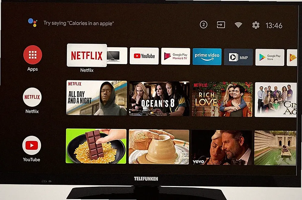 TELEFUNKEN XH24AN550MV Fernseher 24 Zoll Android Smart TV HD-Ready Camping | HDR