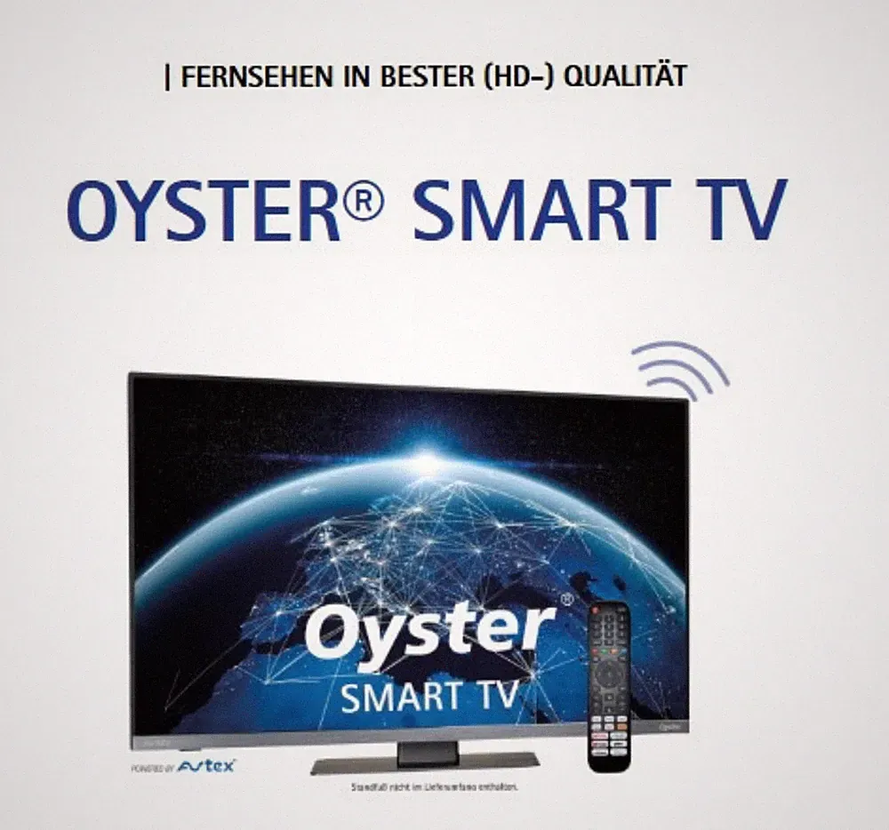 Ten Haaft OYSTER SMART TV | 21,5“/55 cm, DVB-S2/T2, Wifi, USB 2.0, Bluetooth 5.1