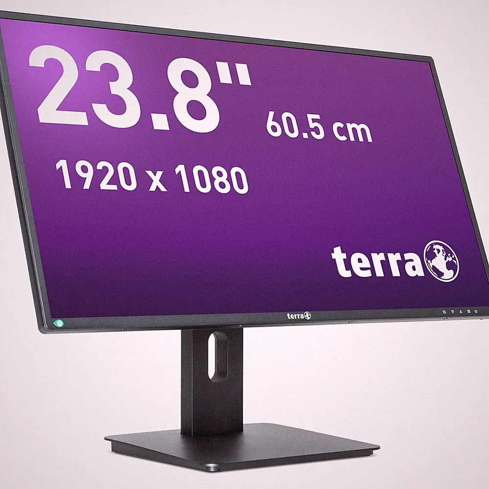 TERRA 2456W PV V4, LED-Monitor, 60,5 cm (23,8 Zoll), schwarz (matt)