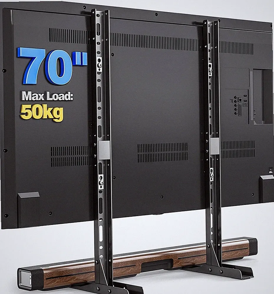 Tisch TV Standfüße Standfuß Fernseher für 20-70 Zoll TVs, Universal TV Ständer S