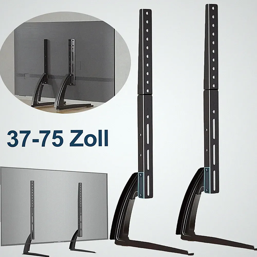 Tischplatte TV Ständer Standfuß für 37-75 Zoll LED LCD Samsung Sony LG Sharp 2x