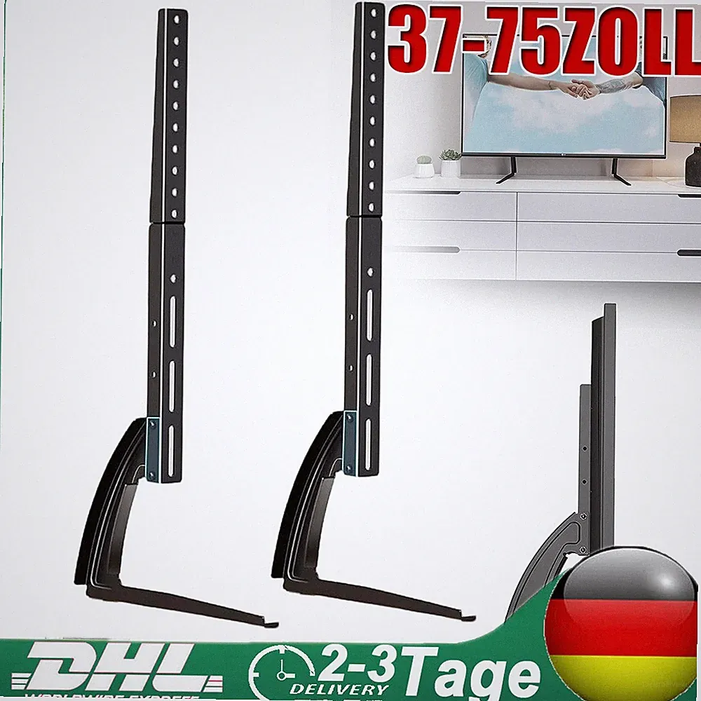 Tischplatte TV Ständer Standfuß für 37-75 Zoll LED LCD Samsung Sony LG Sharp DHL