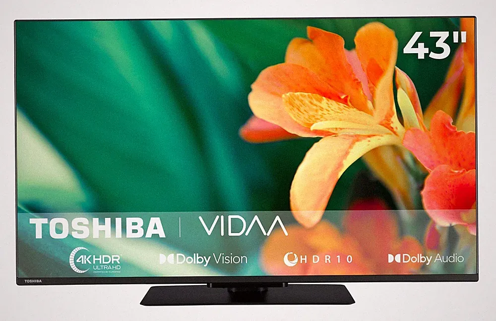 Toshiba 43UV3463DA Fernseher 43 Zoll Smart TV VIDAA 4K TV HDR Dolby Vision 2026
