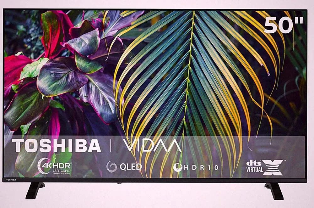 Toshiba 50QV1563DDW QLED Fernseher 50 Zoll Smart TV VIDAA 4K UHD HDR TV 2026