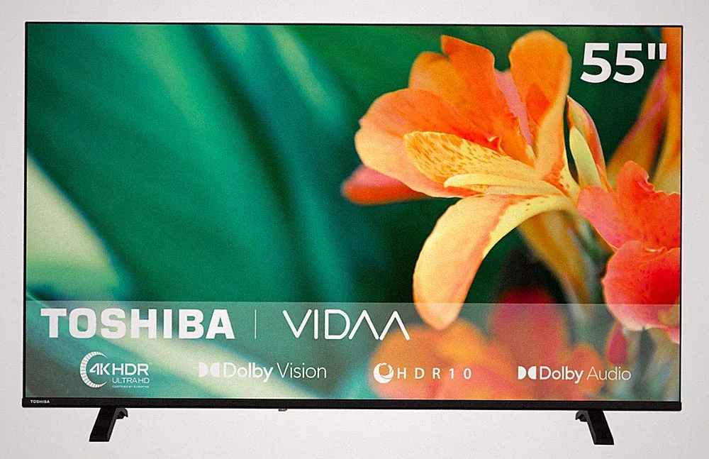 Toshiba 55UV1563DDW Fernseher 55 Zoll Smart TV VIDAA 4K HDR TV Triple-Tuner 2026