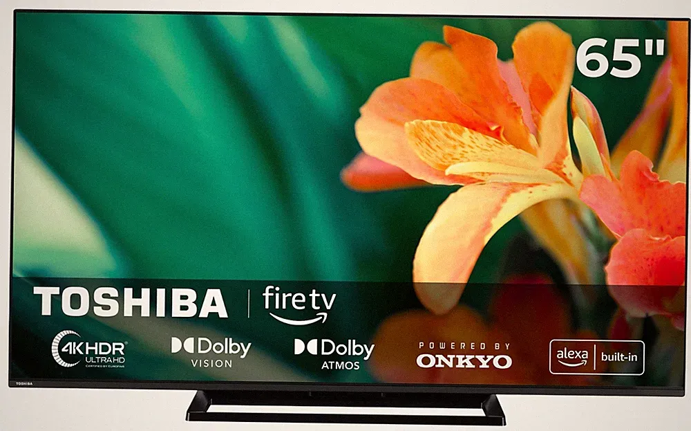 Toshiba Fire TV Fernseher 65 Zoll Smart TV 4K UHD Dolby Vision HDR Triple-Tuner