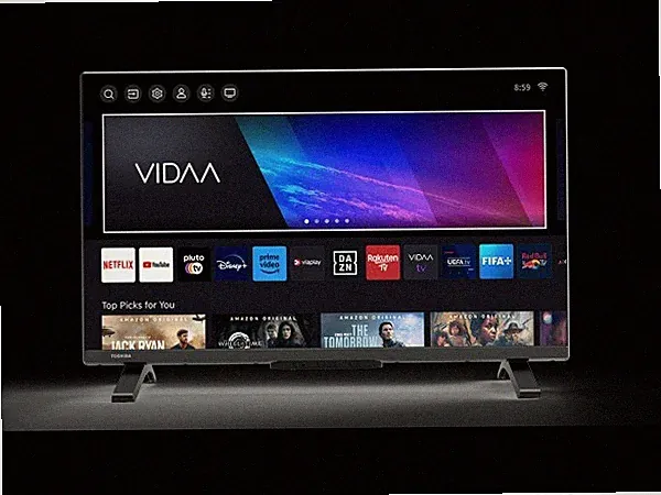Toshiba Smart TV 32 Zoll LED 32 Zoll Fernseher WLAN LED TV 32 Zoll Full HD VIDAA