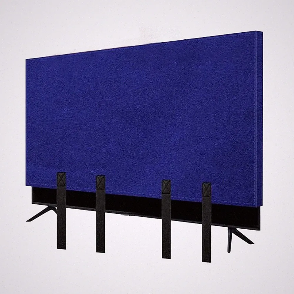 TV Abdeckung für 55 65 75 Zoll Fernseher Staubdicht Kratzfest Gurt