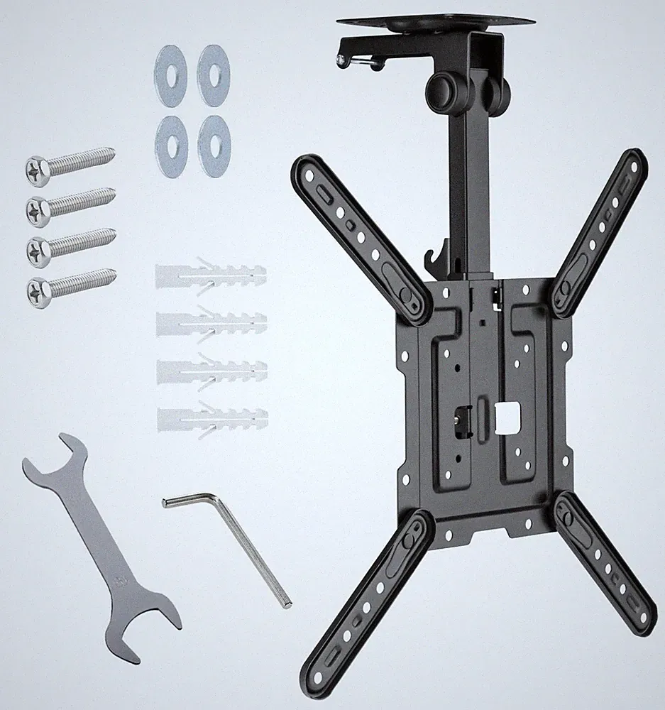 TV Deckenhalterung 23 24 28 32 40 43 50 52 55 Zoll neigbar schwenkbar klappbar