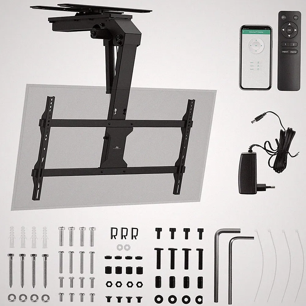 TV Deckenhalterung 43-86" VESA 800x400 Elektrische Maclean MC-109 T