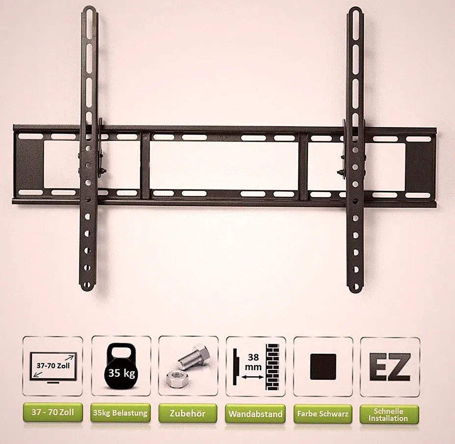 TV Fernseh Wandhalterung A52 für HISENSE 65 Zoll H65A7100F und 58 Zoll H58A7100F