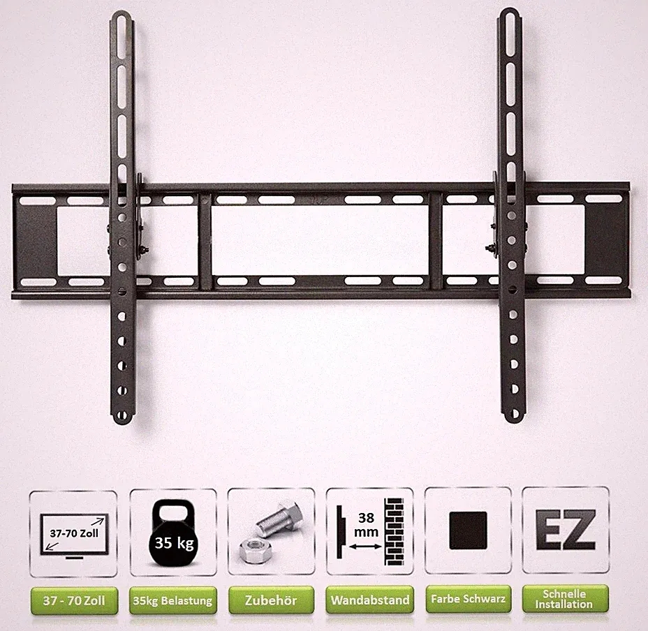 TV Fernseh Wandhalterung A52 für SAMSUNG 60 Zoll UE60KU6079 - 65 Zoll UE65KU6079