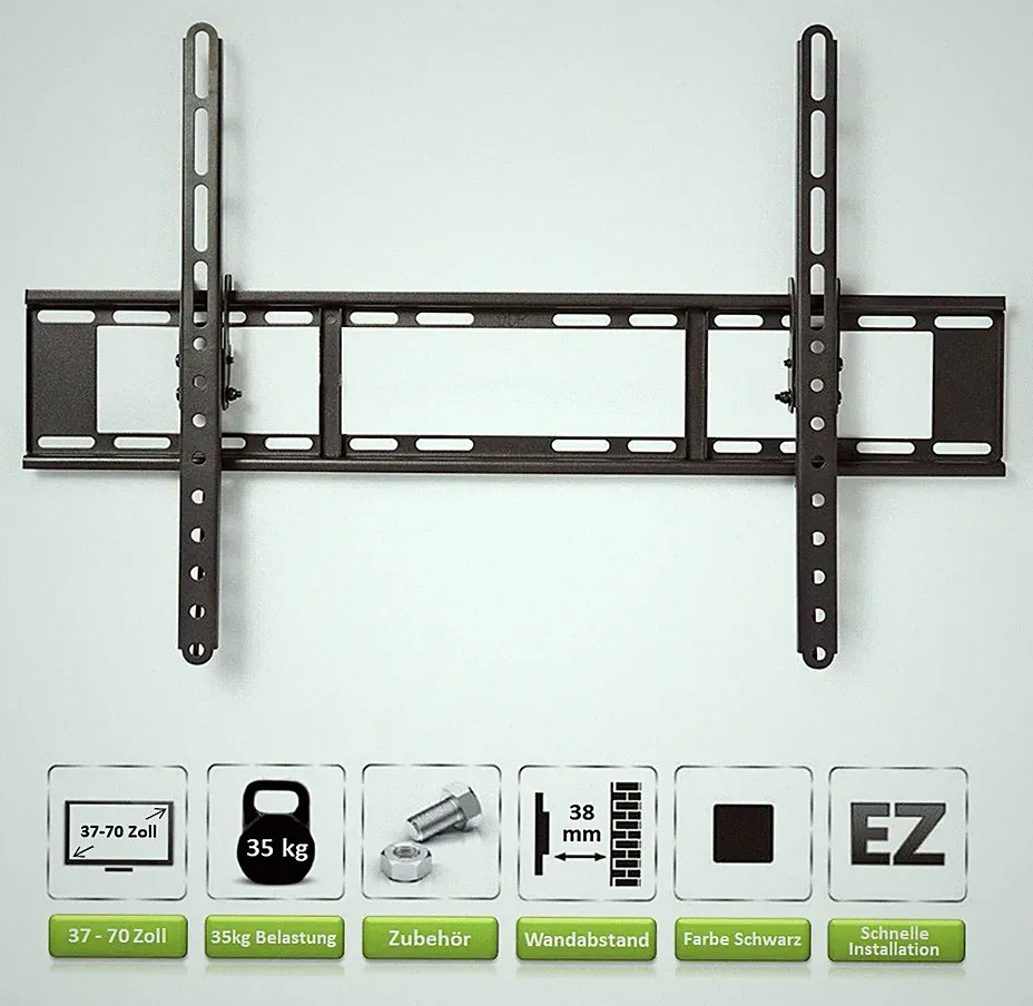 TV Fernseher Wandhalterung A52 für PANASONIC 55 Zoll TX-55MZF1507 & TX-55MZ800