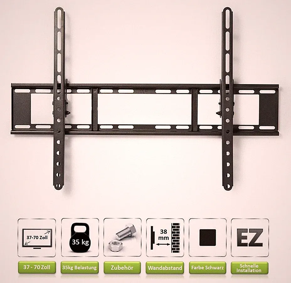 TV Fernseher Wandhalterung A52 für PHILIPS 65 Zoll 65PUS6703/12 und 65PUS6703