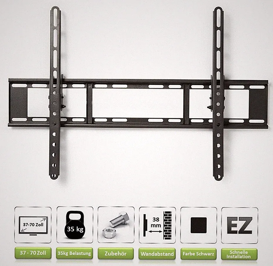 TV Fernseher Wandhalterung A52 für SAMSUNG 55 Zoll GQ55QN85D & GQ55QN85DBT