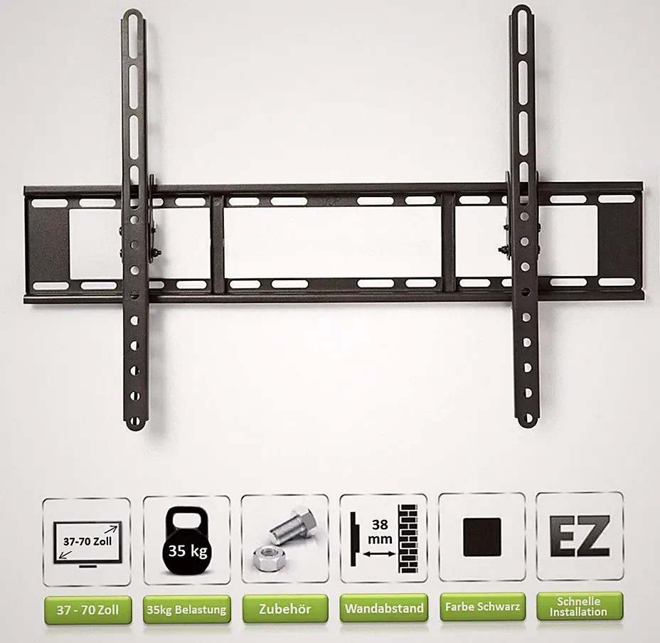 TV Fernseher Wandhalterung A52 für SAMSUNG 65 Zoll UE65RU7099 und UE65RU7099UXZG