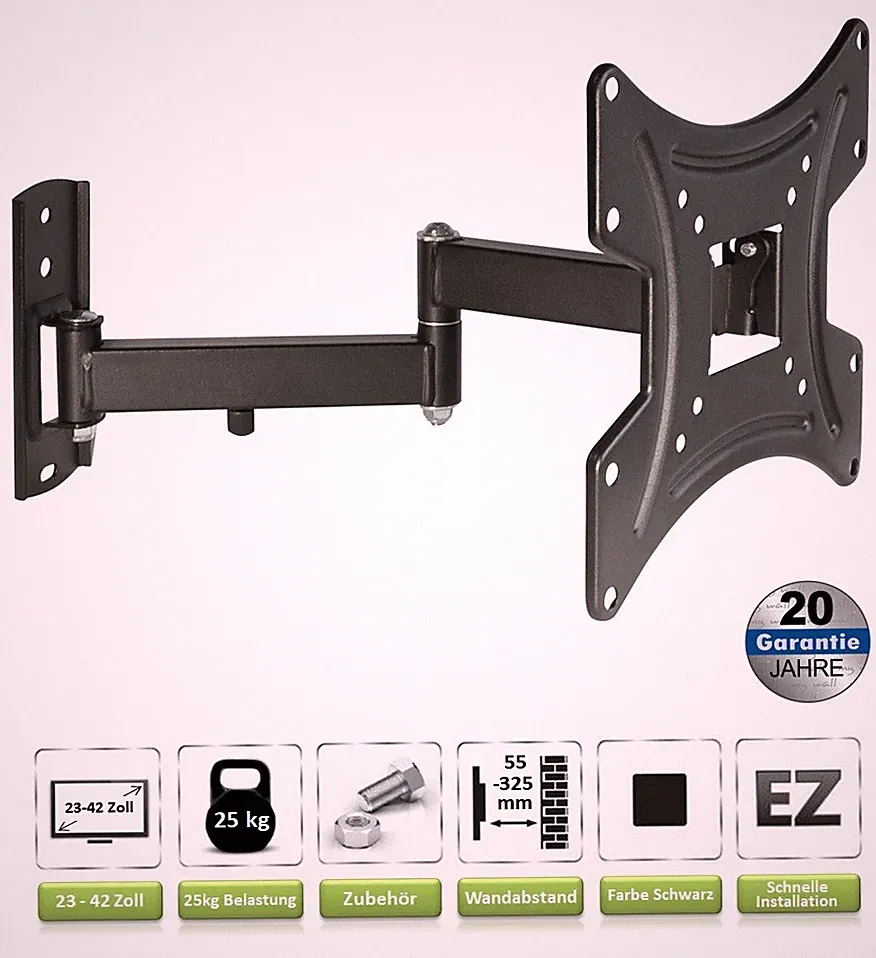 TV Fernseher Wandhalterung | Halter für VESA 75x75 100x100 150x100 200x200