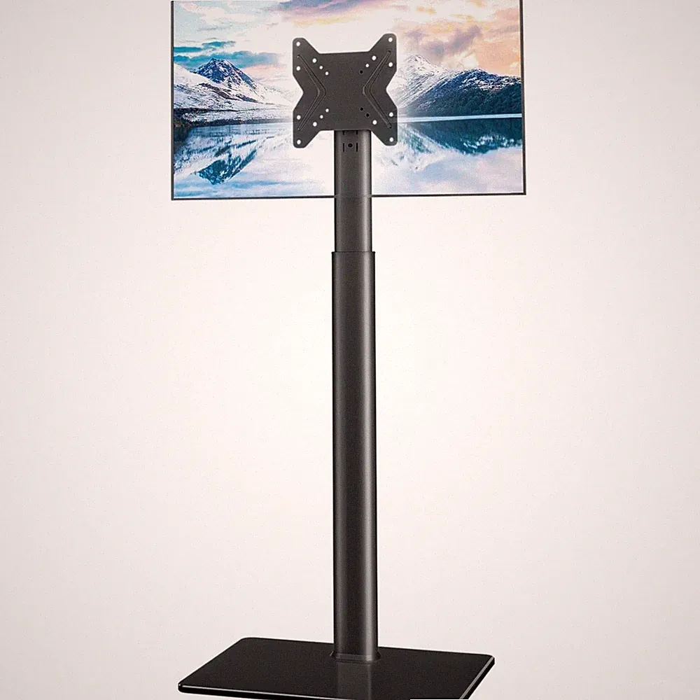 TV Halterung Bodenständer schwenkbar, höhenverstellbar 19-43 Zoll, Metall, Sc...