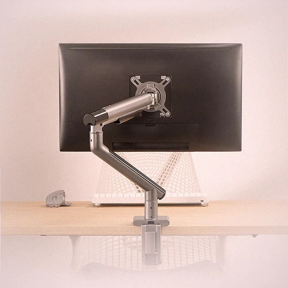TV PC Monitor Tischhalter mit Federsystem I Stahl I 17-32 Zoll (43-81cm)