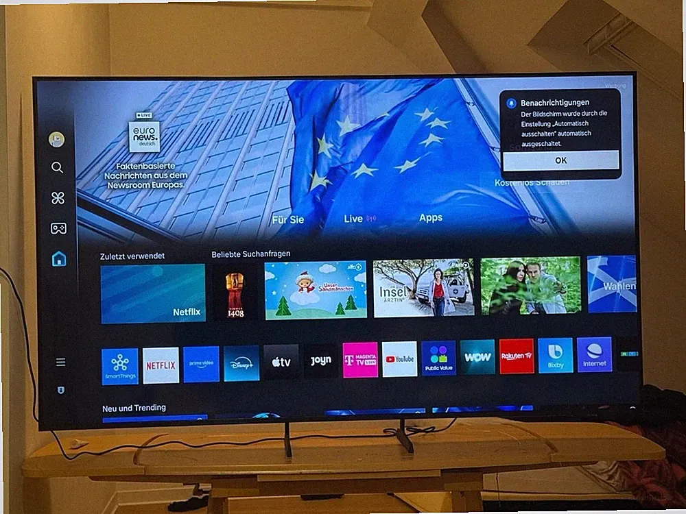 TV Samsung 75 Zoll zu verkaufen, Smart, Zwei Monate Alt. 850 WB