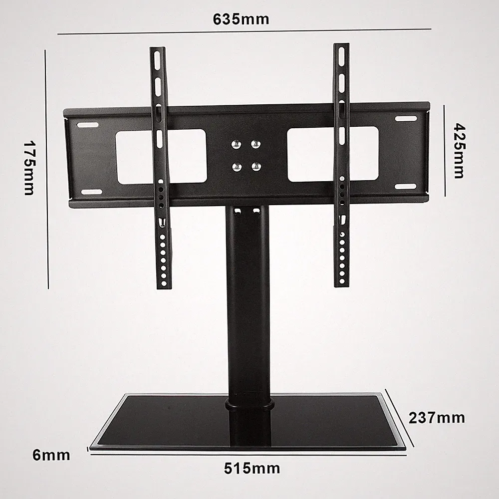 TV Ständer 32-65 Zoll Standfuß Höhenverstelbar TV Display Halterung Fernsehtisch