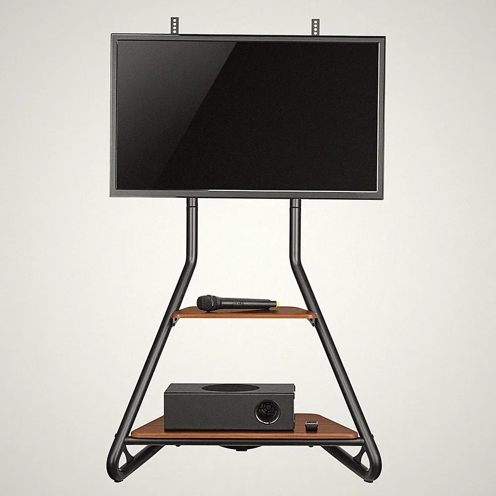 TV-Ständer Maclean Holzregale 37-75 Zoll VESA 600x400 MC-455