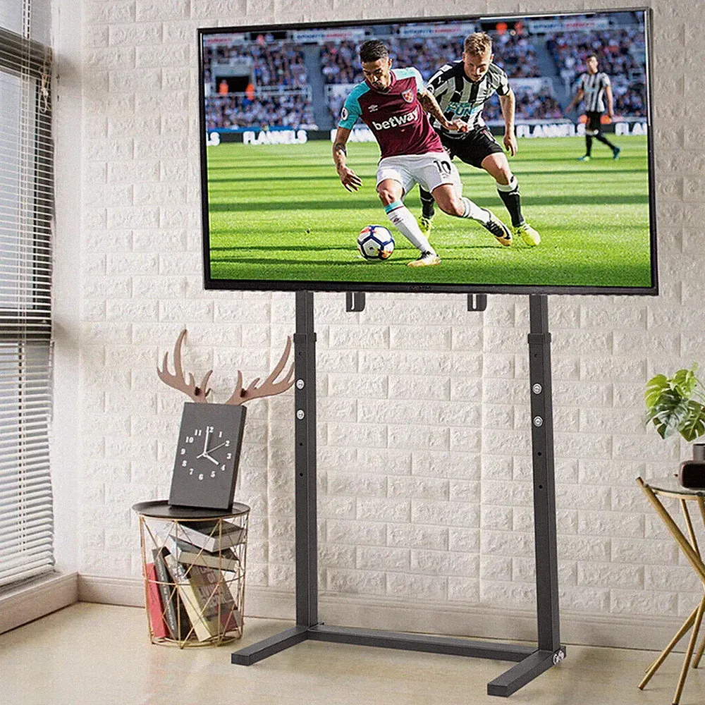 TV-Ständer Standfüß TV Fernseher Standfuß Flach & Curved Fernseher bis zu 45 kg