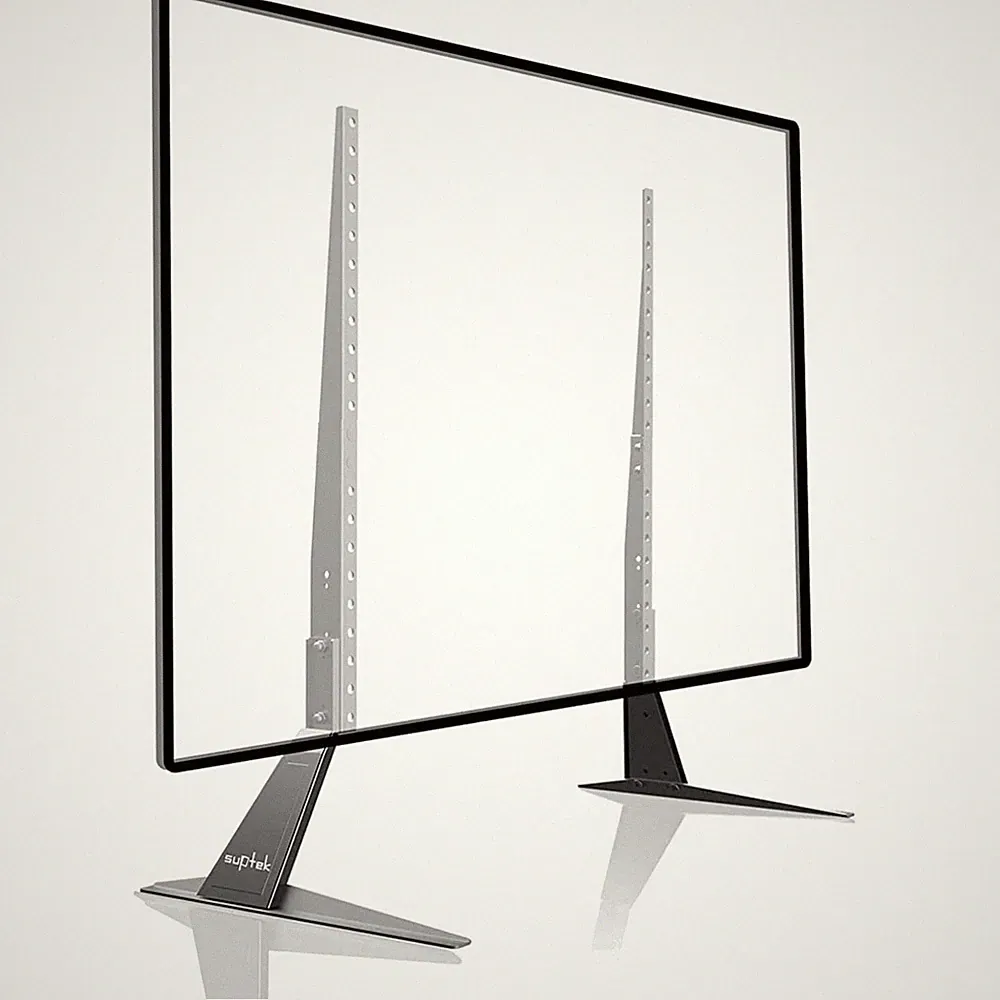 TV Ständer Standfuß für LCD LED Fernseher bis 65 Zoll Schwarz