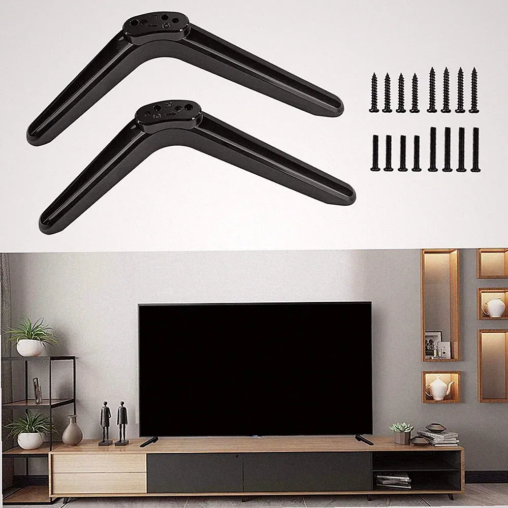 TV-Ständer, Tischhalterung für Armaturen von 32 bis 55 Zoll, Montagebeine für