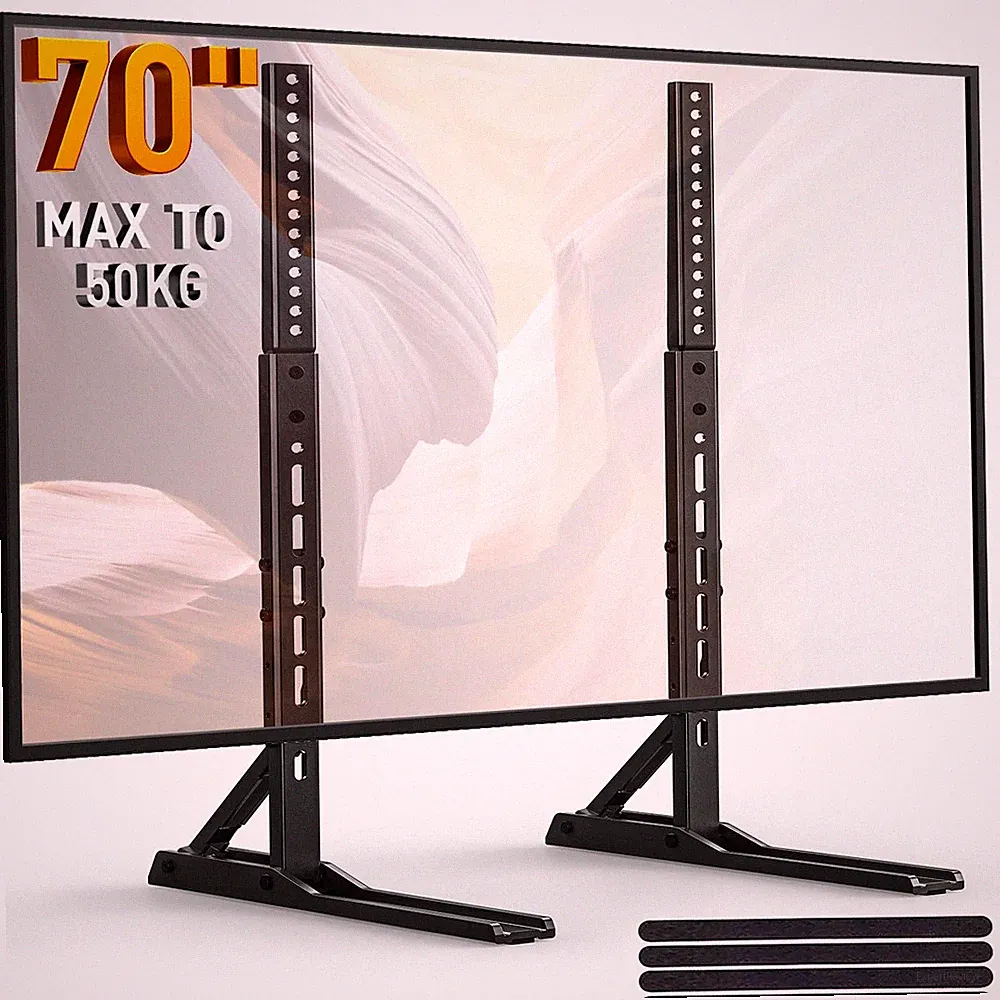 TV Ständer TV Standfuss Schwenkbarer für OLED LCD Flach & Curved