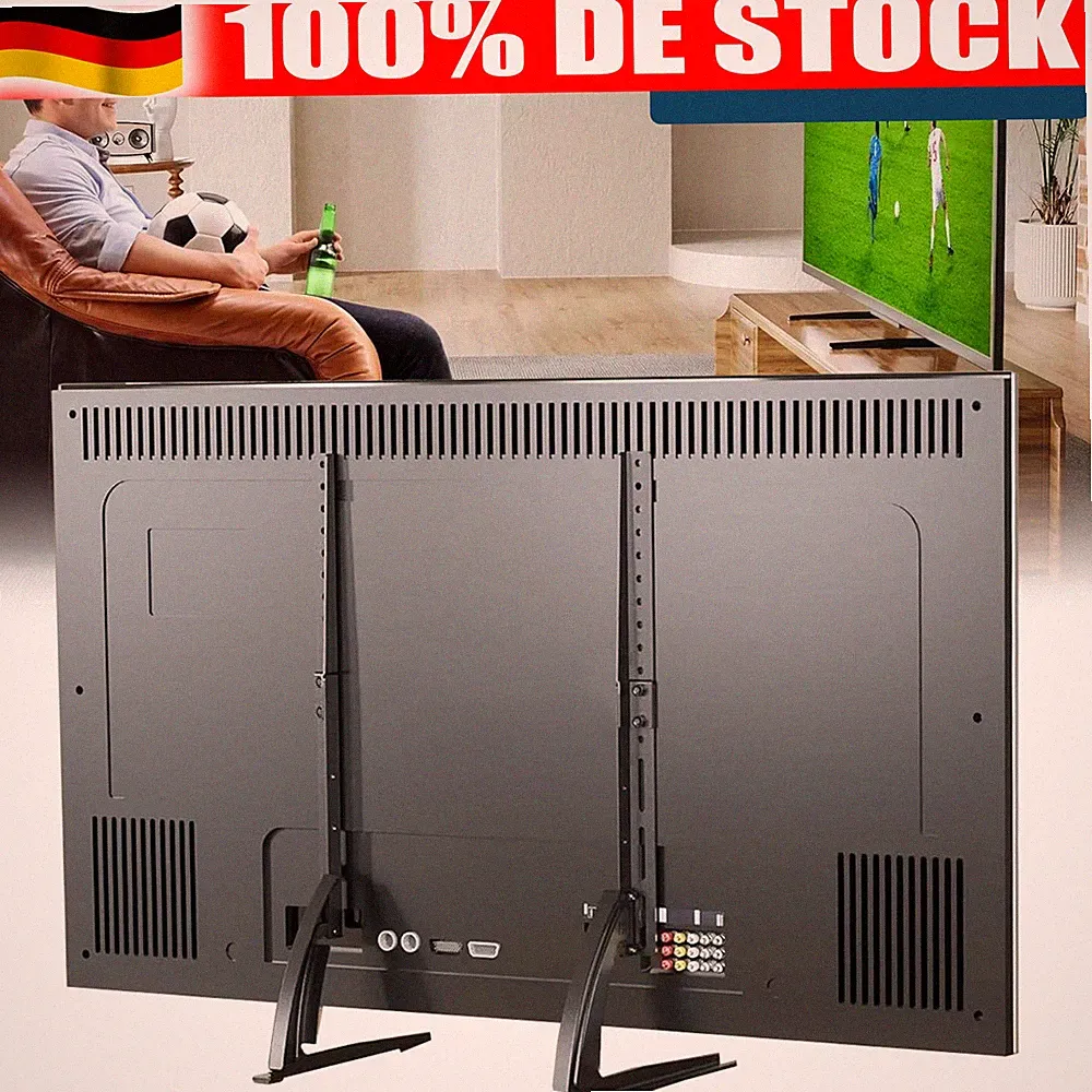 TV Standfüße Für 37-75 Zoll LCD LED Fernseher Tisch Ständer Fuß Fernseh Fuss DHL