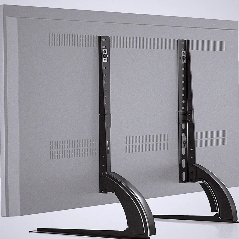 TV Standfuß Fernseher Füße 20-65 Zoll höhenverstellbar VESA 800x500mm Curved