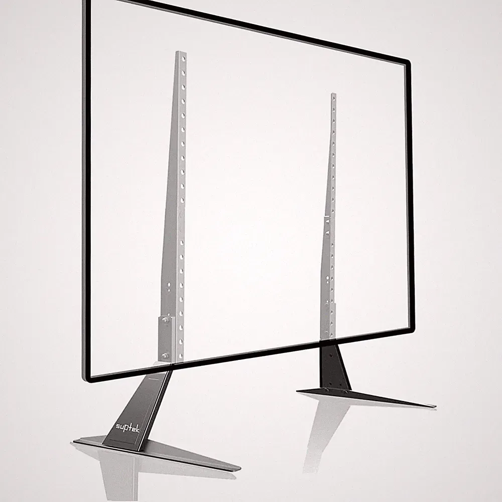 TV Standfuss für 22-65 Zoll Fernseher bis 50KG höhenverstellbar stabiler TV F...