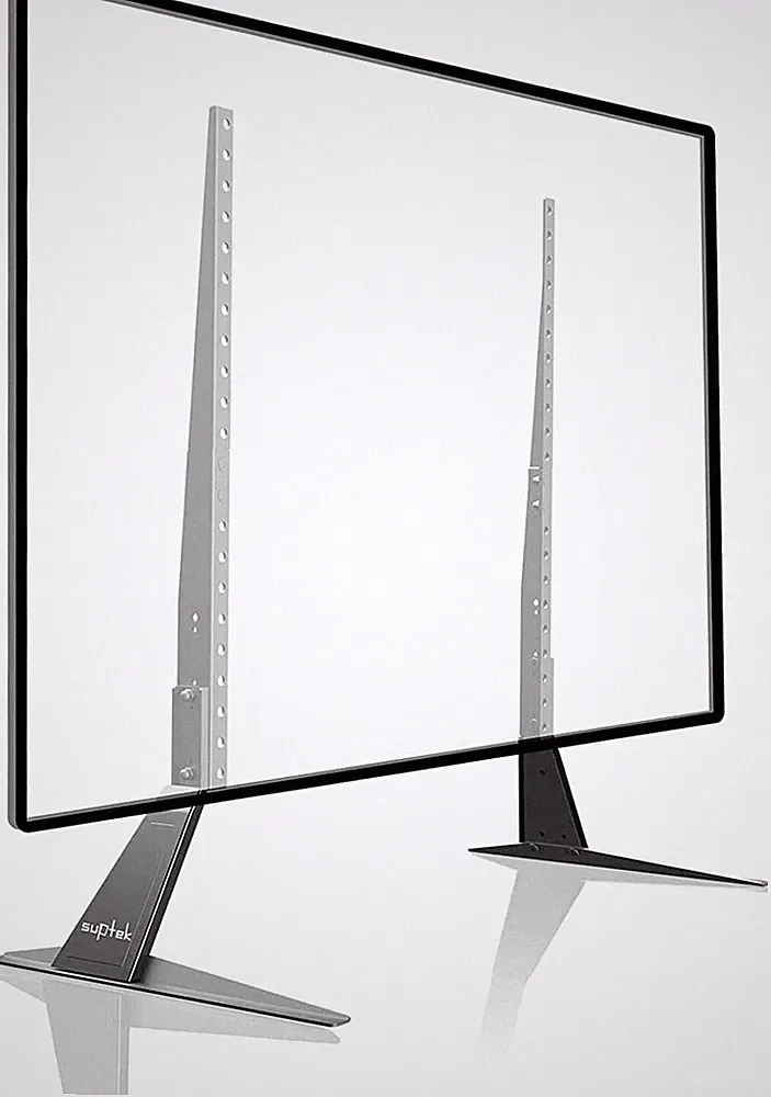 TV Standfuß für 22-65 Zoll Flach & Curved Fernseher, Max.VESA 800x400mm, Schwarz