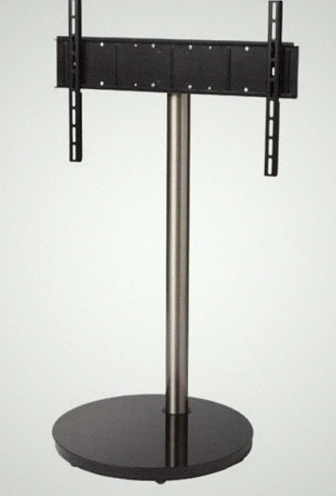 TV Standfuß, höhenverstellbar und drehbar, Schwarzglas