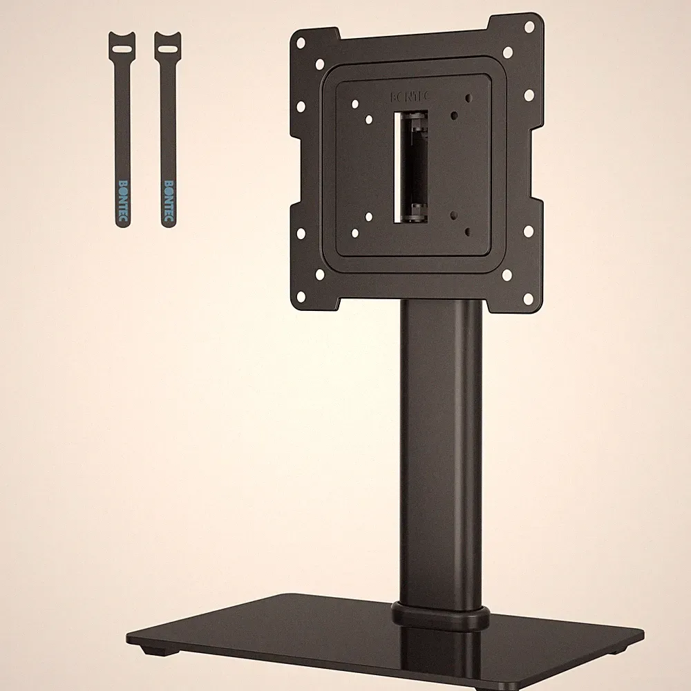 TV Standfuß Schwenkbar Höhenverstellbar 17-43 Zoll VESA 200x200 mm 45 kg