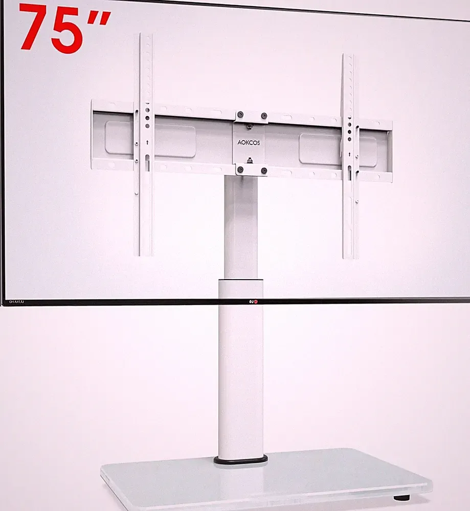 TV Standfuss TV Ständer Höhe 900mm für 32-55 65 75 Zoll Fernseher, Neigbar